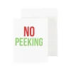 No Peeking Gift Enclosure Cards - 4 Mini Cards & 4 Envelopes