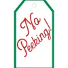No Peeking Gift Hang Tags - 4 Per Package
