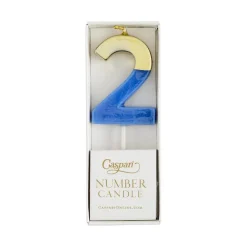 Number Candle 2 - French Blue