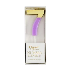 Number Candle 7 - Purple