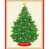 Nutcracker Ballet Christmas Tree Personalized Christmas Cards