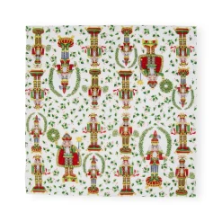 Nutcracker Christmas Cocktail Napkins - 20 Per Package