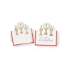 Nutcracker Christmas Die-Cut Place Cards - 8 Per Package