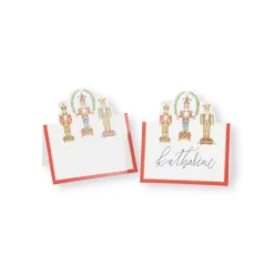 Nutcracker Christmas Die-Cut Place Cards - 8 Per Package
