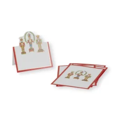 Nutcracker Christmas Die-Cut Place Cards - 8 Per Package