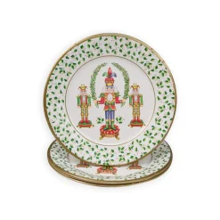 Nutcracker Christmas Dinner Plates - 8 Per Package