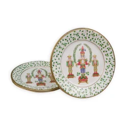Nutcracker Christmas Dinner Plates - 8 Per Package