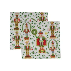 Nutcracker Christmas Luncheon Napkins - 20 Per Package