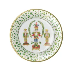 Nutcracker Christmas Salad & Dessert Plates - 8 Per Package