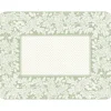 Oak Leaves & Acorns Rectangle Paper Placemats in Sage Green & Ivory - 12 Per Package