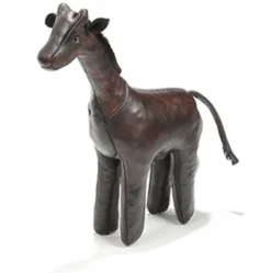 Omersa Leather Giraffe- Miniature