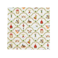 On The Twelfth Day Cocktail Napkins - includes 12 Cocktail Napkins