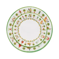 On The Twelfth Day Paper Dinner Plates - includes 8 Paper Dinner Plates