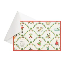 On The Twelfth Day Petite Boxed Christmas Cards - includes 15 cards & envelopes