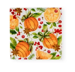 Orange Spice Paper Luncheon Napkins - 20 Per Package