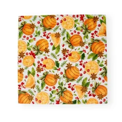 Orange Spice Paper Luncheon Napkins - 20 Per Package