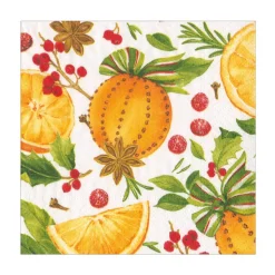 Orange Spice Paper Luncheon Napkins - 20 Per Package