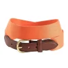 Orange Wide Belgian Surcingle Belt