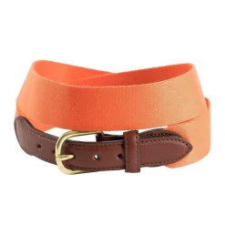 Orange Wide Belgian Surcingle Belt