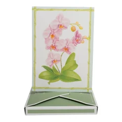 Orchid Conservatory Boxed Note Cards - 8 Note Cards & 8 Envelopes