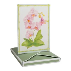 Orchid Conservatory Boxed Note Cards - 8 Note Cards & 8 Envelopes