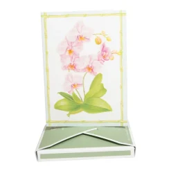 Orchid Conservatory Boxed Note Cards - 8 Note Cards & 8 Envelopes