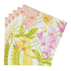 Orchid Conservatory Dinner Napkins - 20 Per Package