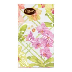 Orchid Conservatory Guest Towel Napkins - 15 Per Package