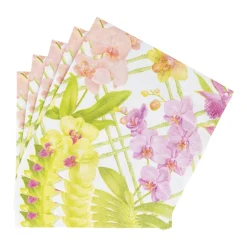 Orchid Conservatory Luncheon Napkins - 20 Per Package