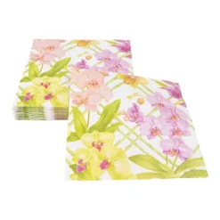 Orchid Conservatory Luncheon Napkins - 20 Per Package