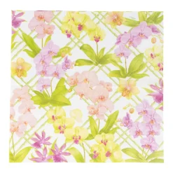Orchid Conservatory Luncheon Napkins - 20 Per Package