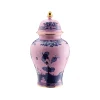 Oriente Italiano Potiche Vase in Azalea 15" - 1 Each