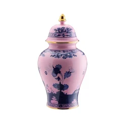 Oriente Italiano Potiche Vase in Azalea 15" - 1 Each