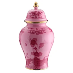 Oriente Italiano Potiche Vase in Porpora 12.5" - 1 Each