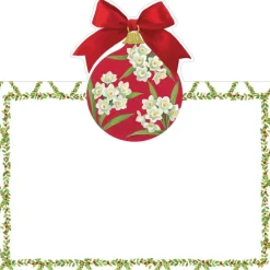 Ornament and Trellis Die-Cut Place Cards - 8 Per Package