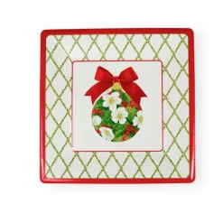 Ornament and Trellis Paper Dinner Plates - 8 Per Package