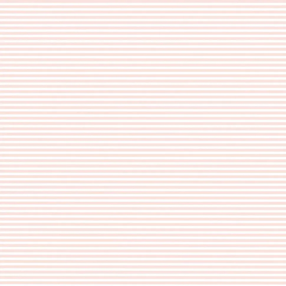 Oxford Stripe Gift Wrapping Paper in Petal Pink - 30" x 8' Roll