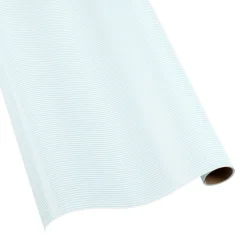 Oxford Stripe Gift Wrapping Paper in Robin's Egg Blue - 30" x 8' Roll