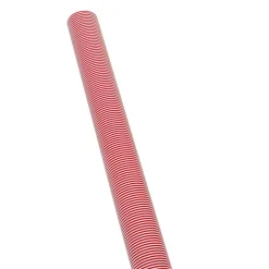 Oxford Stripe Red Gift Wrap - One 30" x 8' Roll