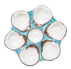 Oyster Plate - Turquoise