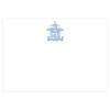 Pagoda Toile Blue Correspondence Cards - 12 Per Package