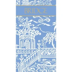 Pagoda Toile Bridge Score Pad - 1 Each