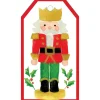 Painted Nutcracker Hang Tags - includes 4 Hang Tags