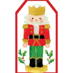 Painted Nutcracker Hang Tags - includes 4 Hang Tags