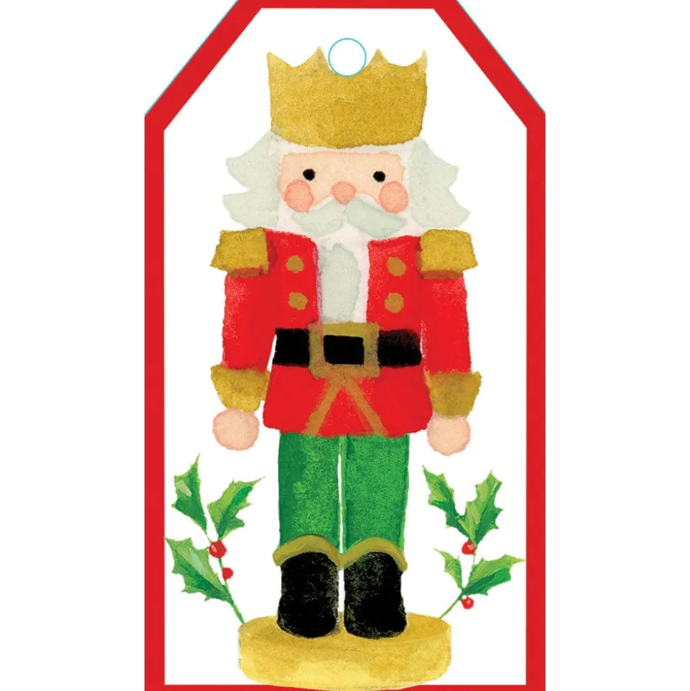 Painted Nutcracker Hang Tags - includes 4 Hang Tags
