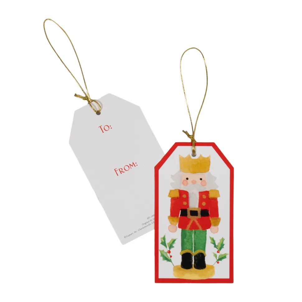 Painted Nutcracker Hang Tags - includes 4 Hang Tags