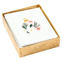 Painted Ornaments Assorted Boxed Note Cards - 10 Note Cards & 10 Envelopes