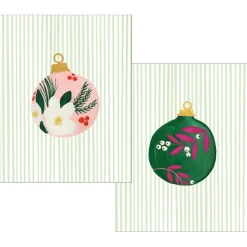 Painted Ornaments Assorted Boxed Note Cards - 10 Note Cards & 10 Envelopes