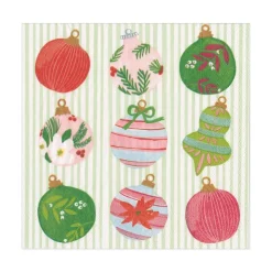 Painted Ornaments Paper Luncheon Napkins - 20 Per Package