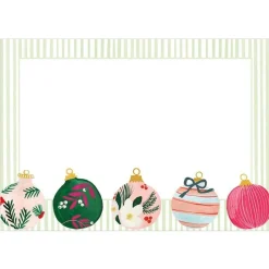 Painted Ornaments Self-Adhesive Labels - 12 Per Package